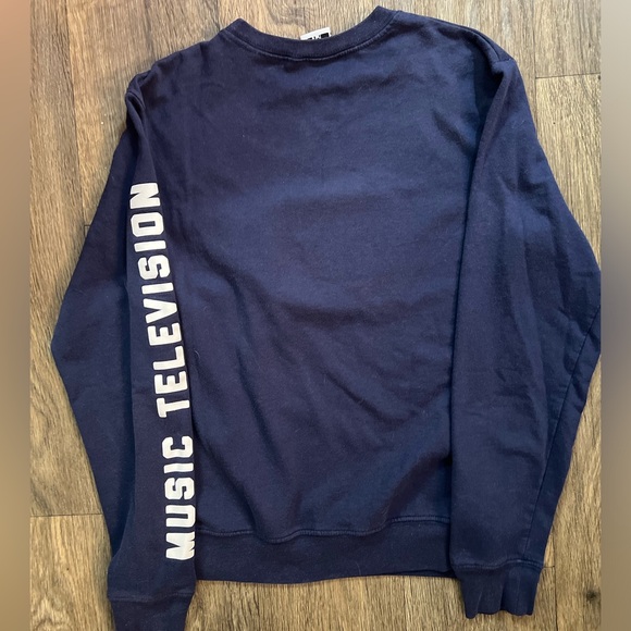 Vintage MTV Crewneck Sweatshirt with Fuzzy Logo - Picture 6 of 7